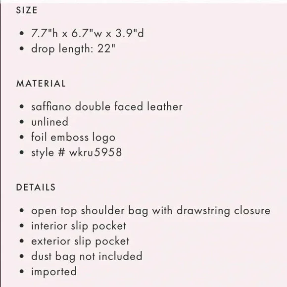 🧾NWT KATE SPADE HANDBAG - Picture 8 of 8